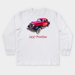 1937 Pontiac Coupe Kids Long Sleeve T-Shirt